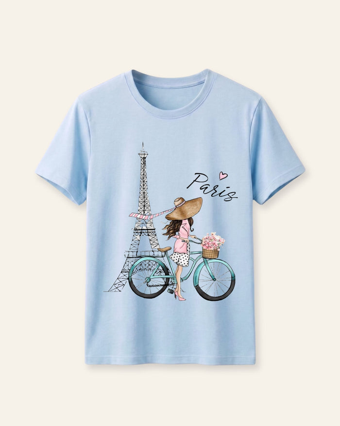 Girls Paris Bloom Tee