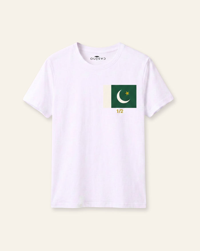 Pakistan Flag White Tee