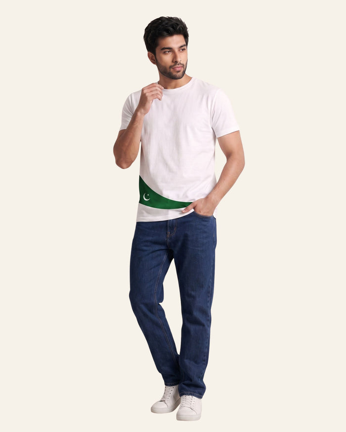 Gents Watercolour Flag Tee