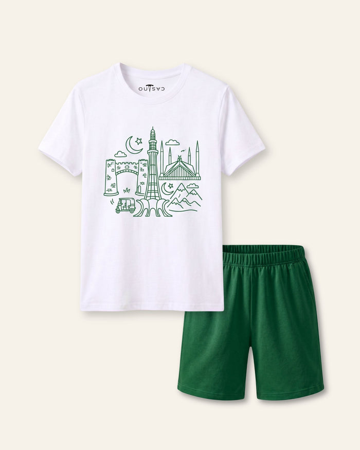 Badshahi Mosque White Set