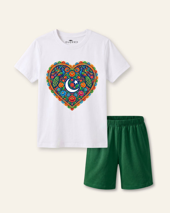 Truck Art Heart White Set