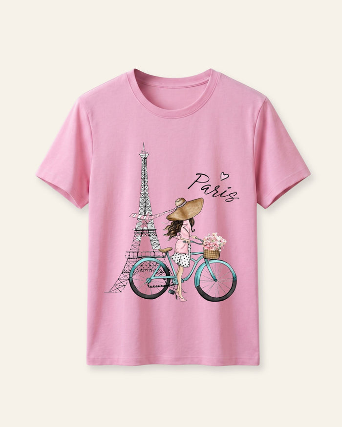 Girls Paris Sketch Tee