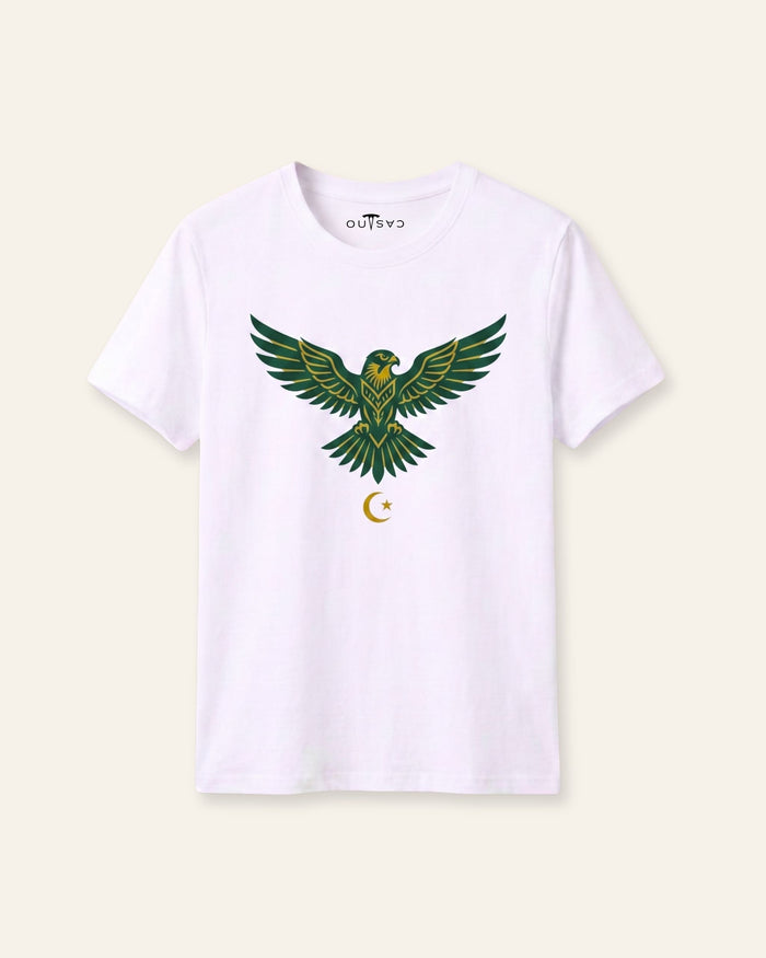Shaheen Falcon White Tee