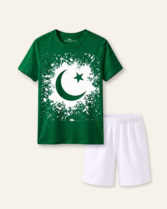 Crescent Splash Green Set