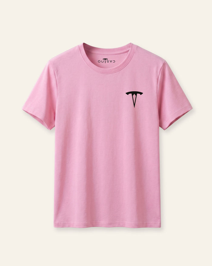 Pink Girls Basic Tee