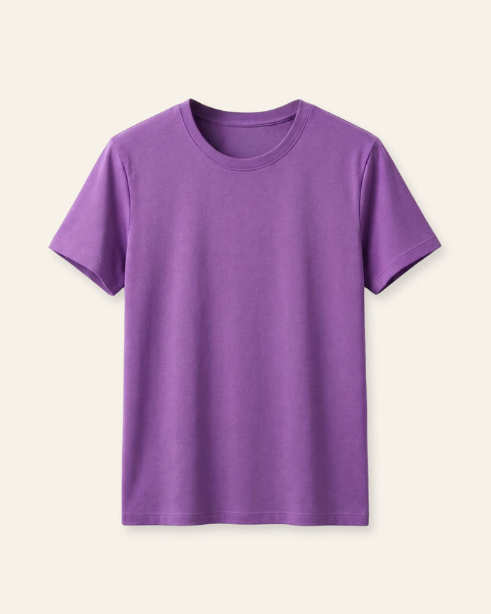 Girls Basic Tee - Purple