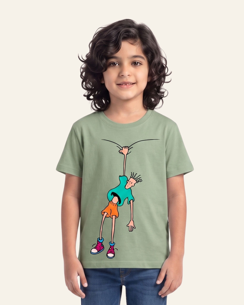 Boys Platypus Tee — Sage