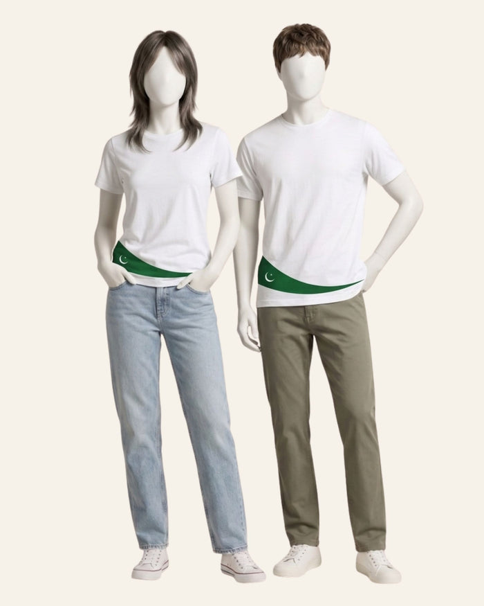 Matching Azadi Crescent Sweep Tees