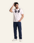 Men's Headphone Wrap Graphic Tee — White