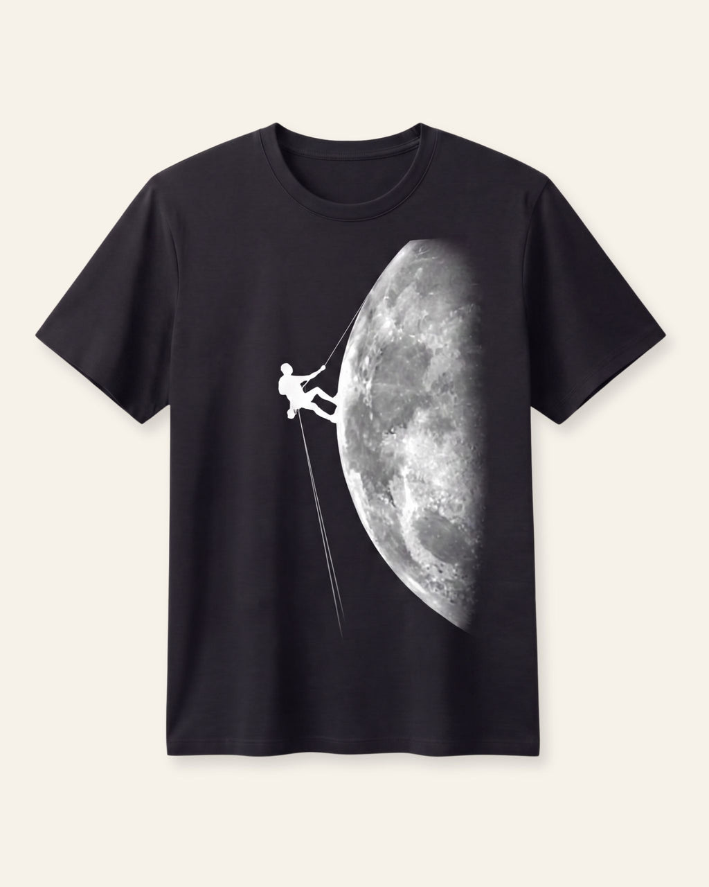 Men's Moon Flight Graphic Tee — Black
