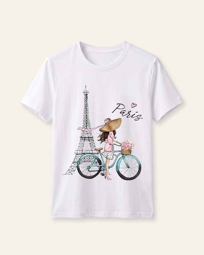 Girls Paris Tower Tee