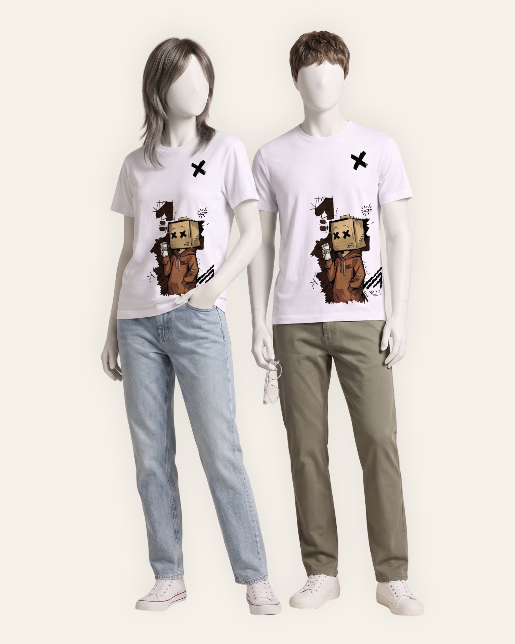 Matching Box Head Tees