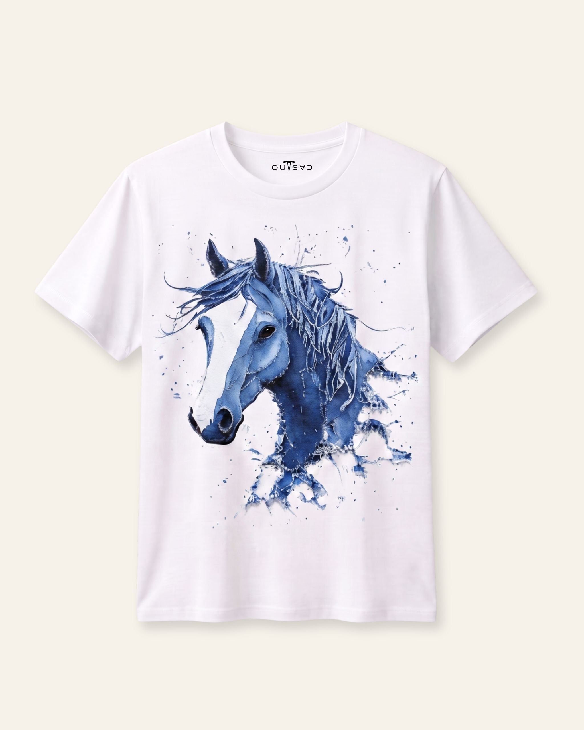 Matching Blue Horse Tees