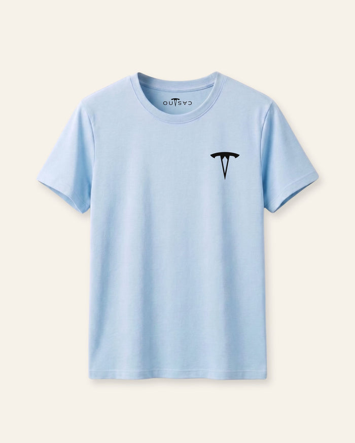 Sky Blue Basic Tee