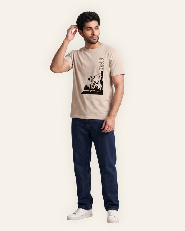 Men's Explorer Graphic Tee — Sand
