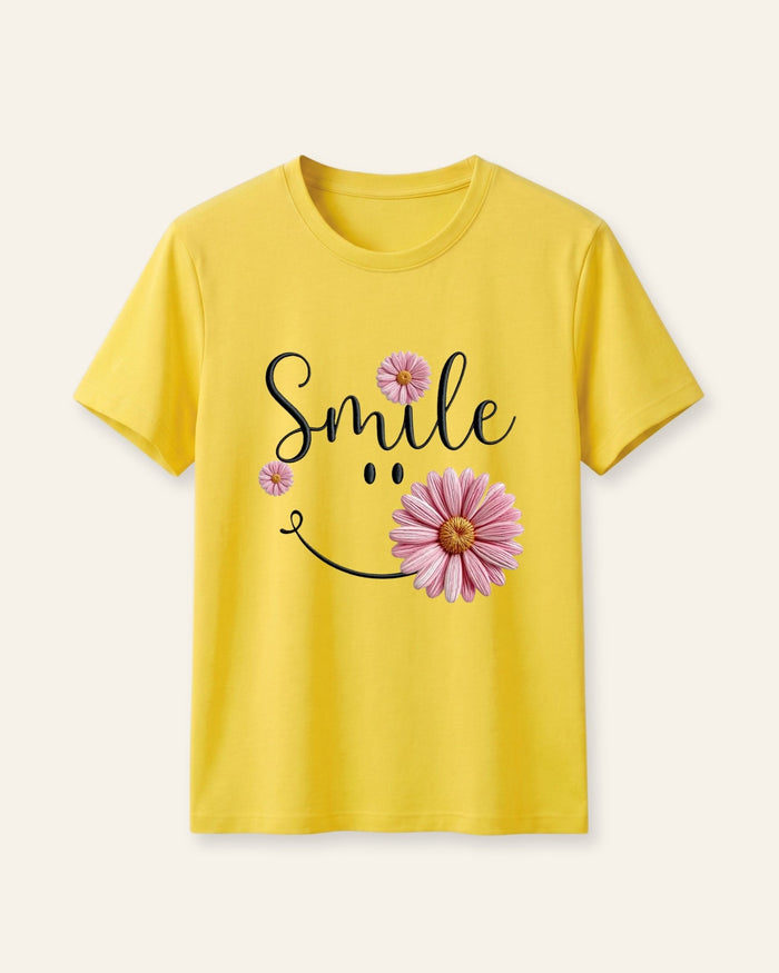 Girls Smile Daisy Tee