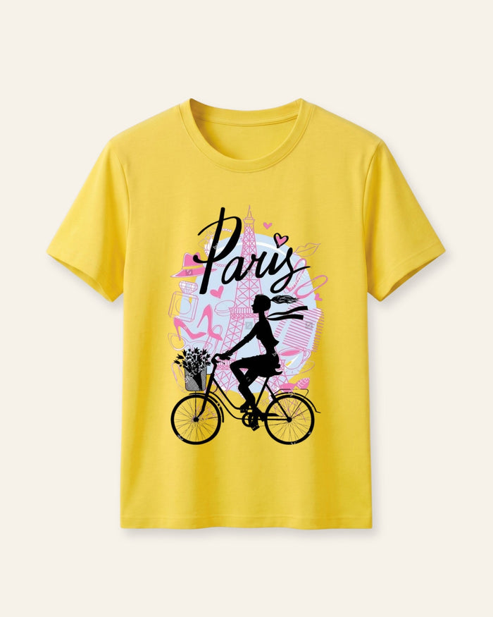 Girls Paris Cyclist Tee