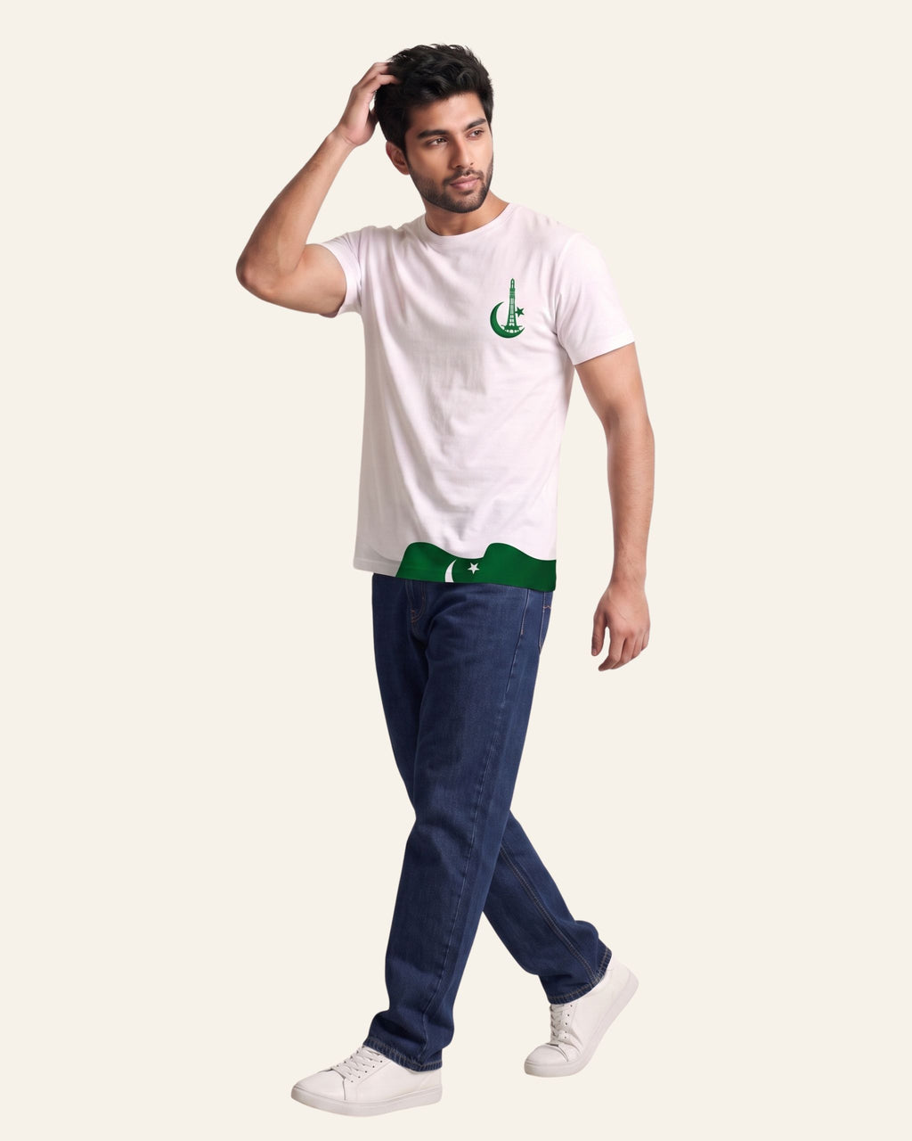 Gents Crescent Sweep Tee