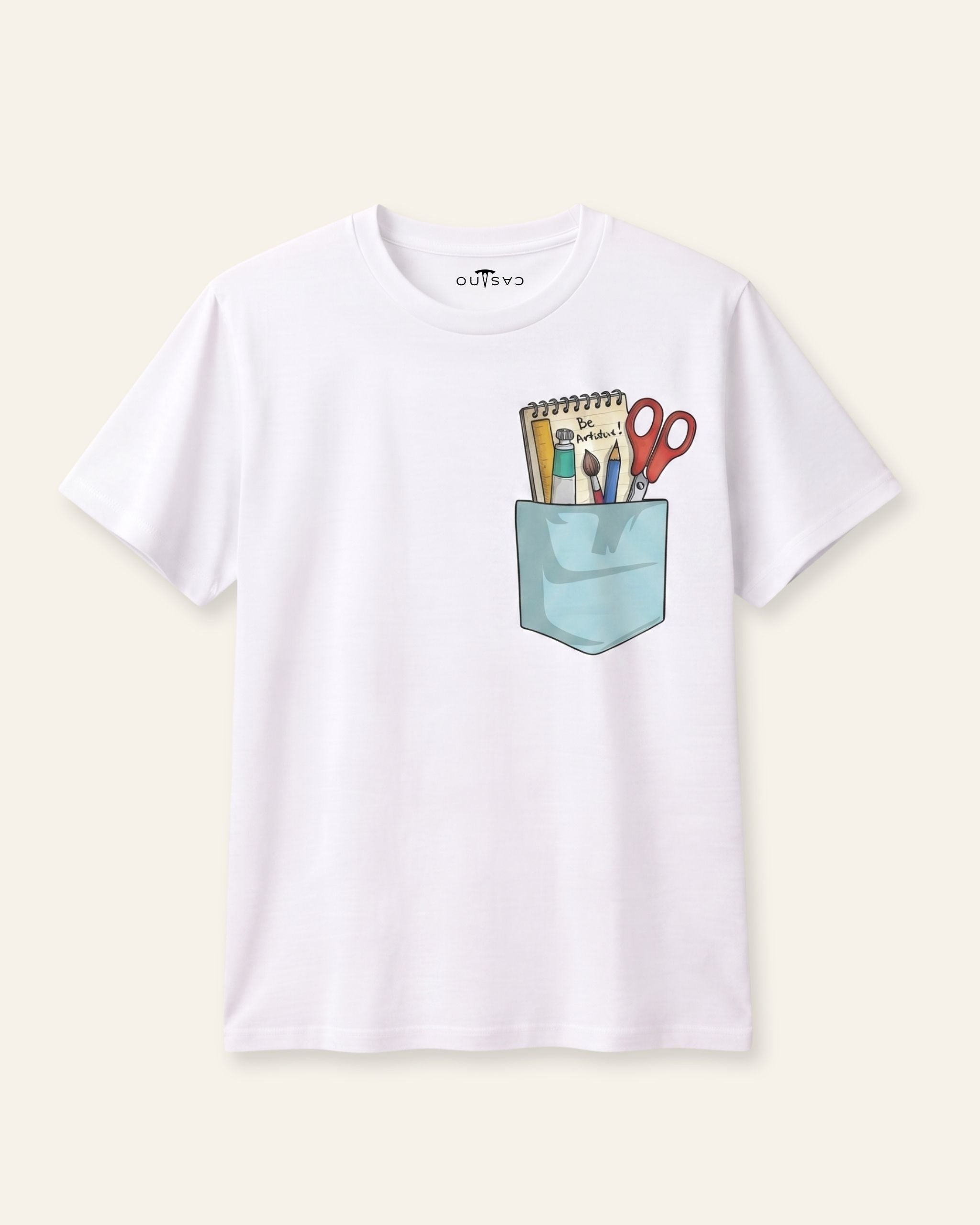 Men's Pocket Craft Graphic Tee — White