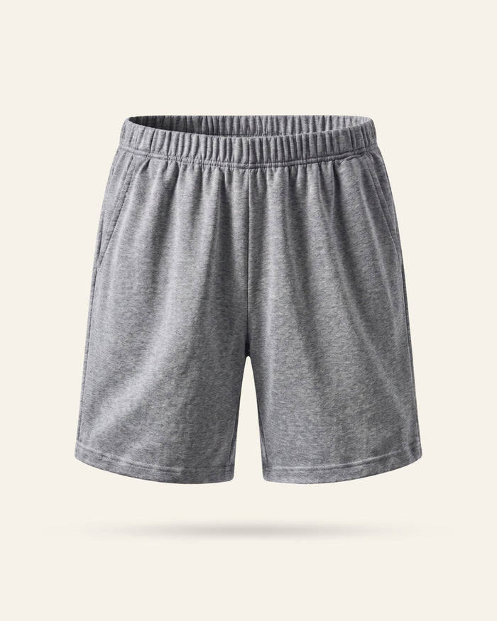 Grey Marl Basic Shorts