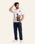 Men's Robot Graphic Tee — White