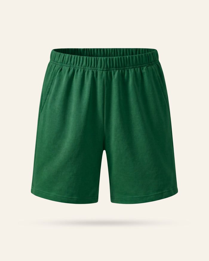 Green Basic Shorts