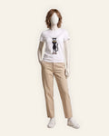 Women's Cool Cat Graphic Tee — White