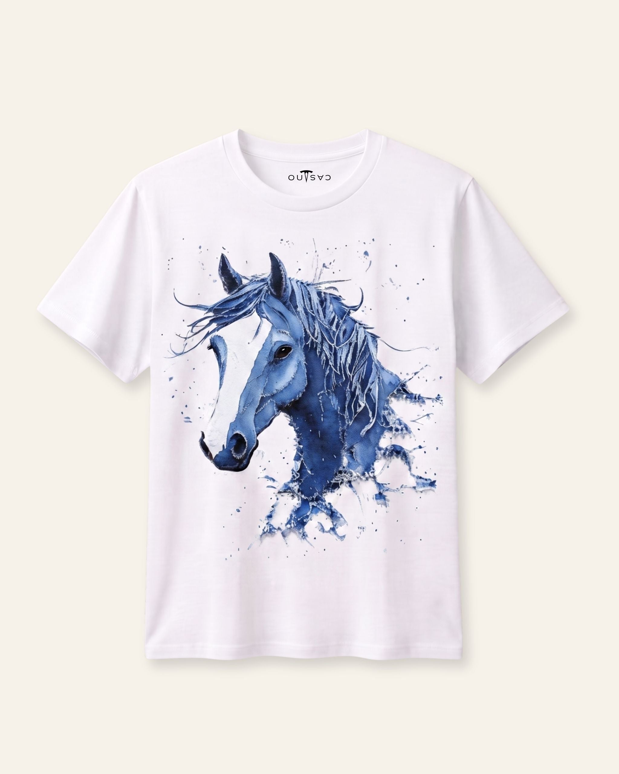 Women's Horse Graphic Tee — White