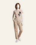 Women's Diving Bird Graphic Tee — Cream