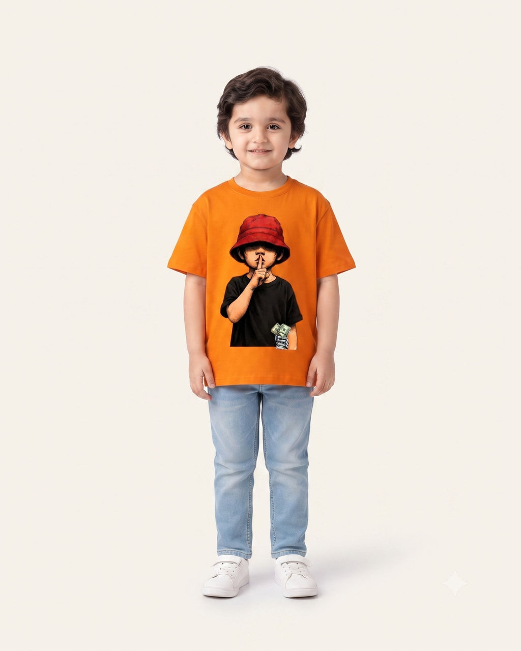 Boys Cool Kid Tee — Orange