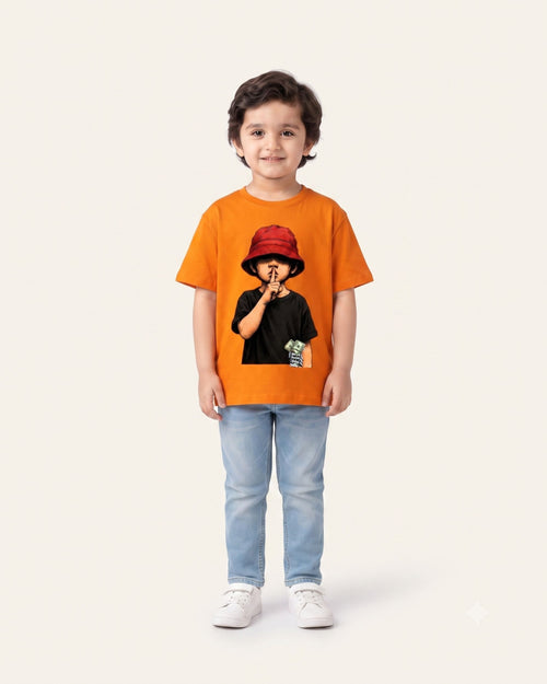 Boys Cool Kid Tee — Orange