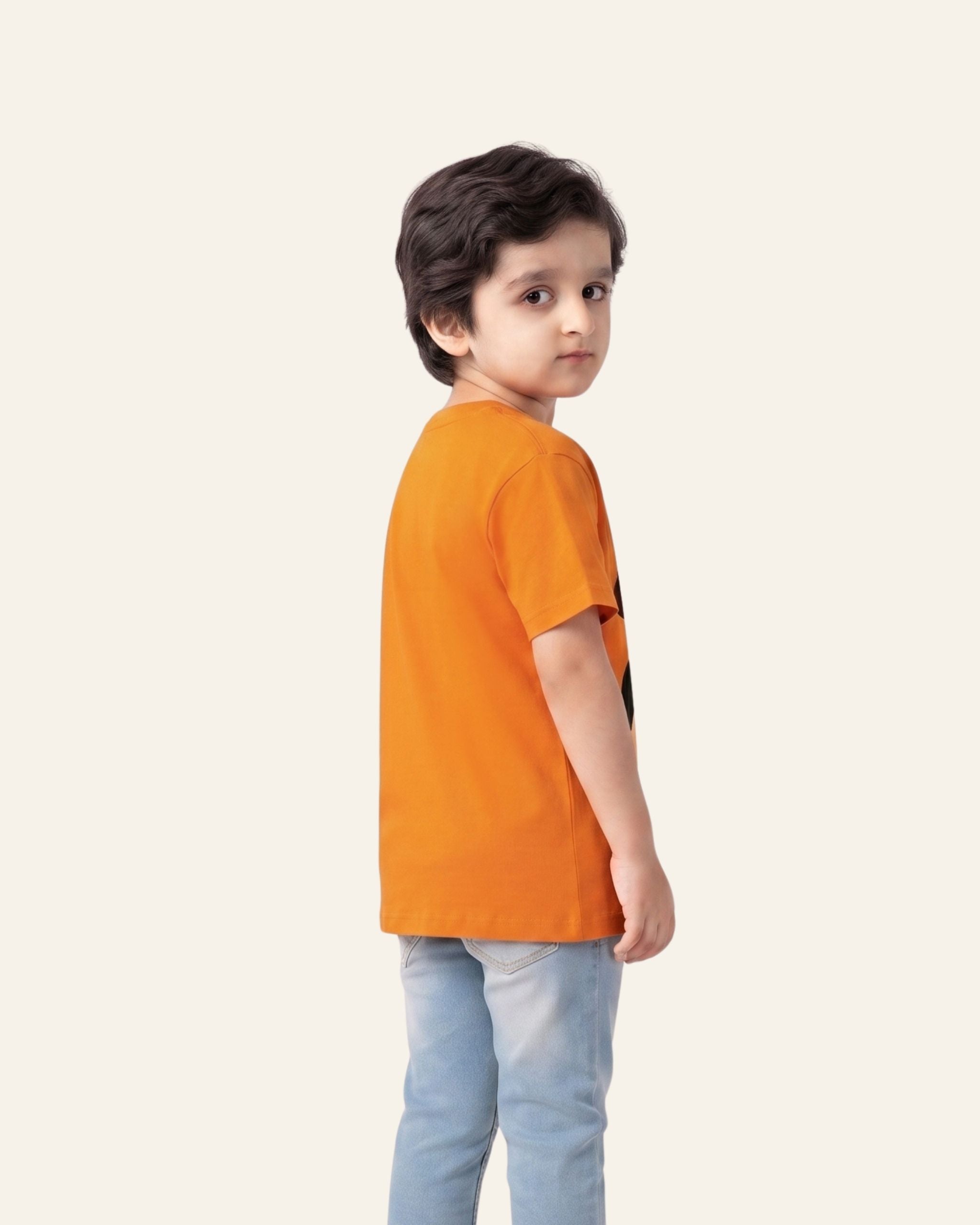 Boys Cool Kid Tee — Orange