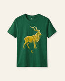 Golden Markhor Green Tee