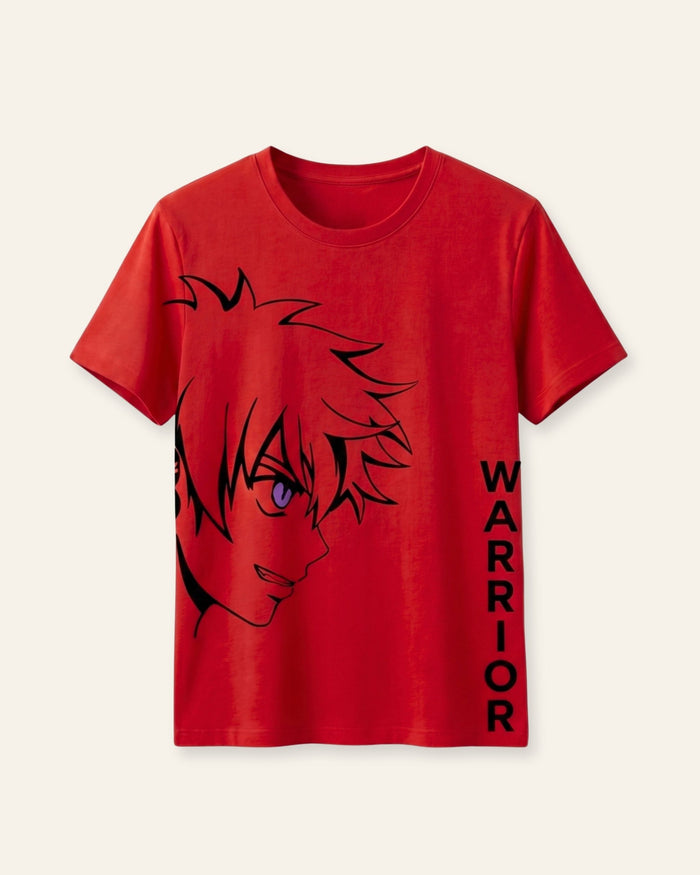 Boys Warrior Tee — Red