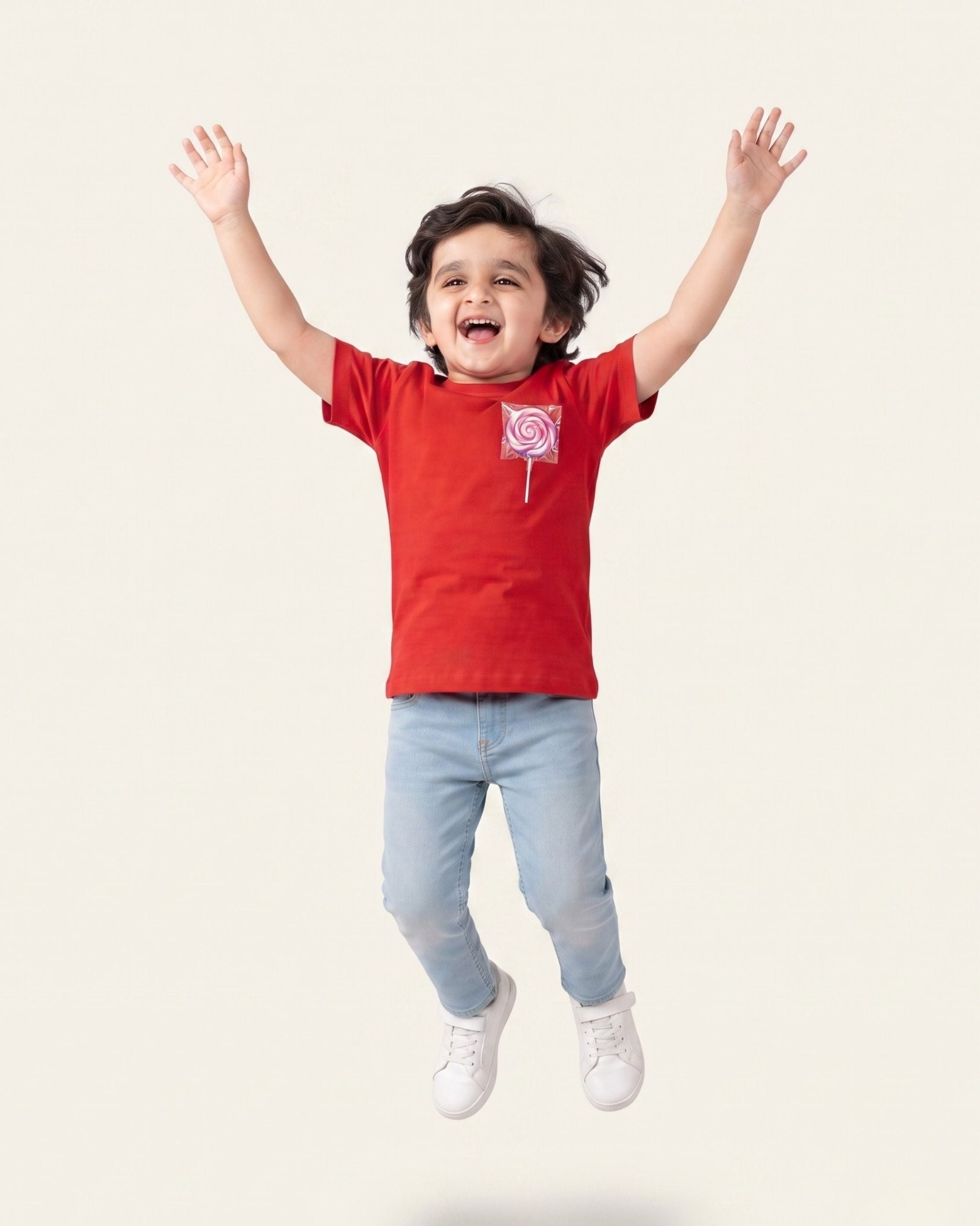 Boys Lollipop Tee — Red
