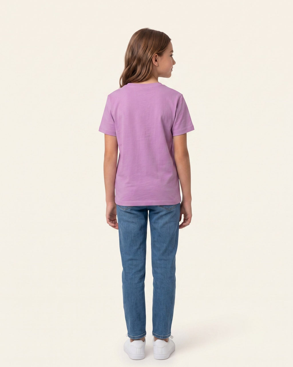 Girls Duck Face Tee — Lilac