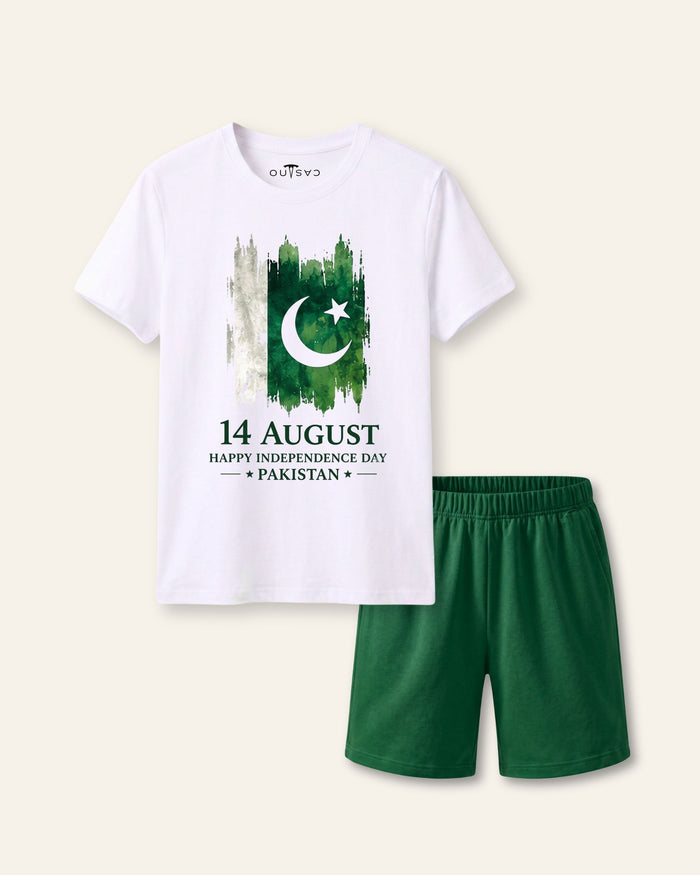 14 August Crescent White Set