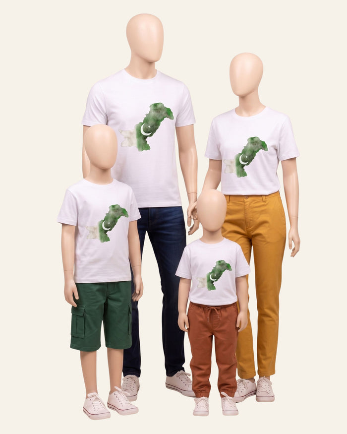 Family Pakistan Map Tee