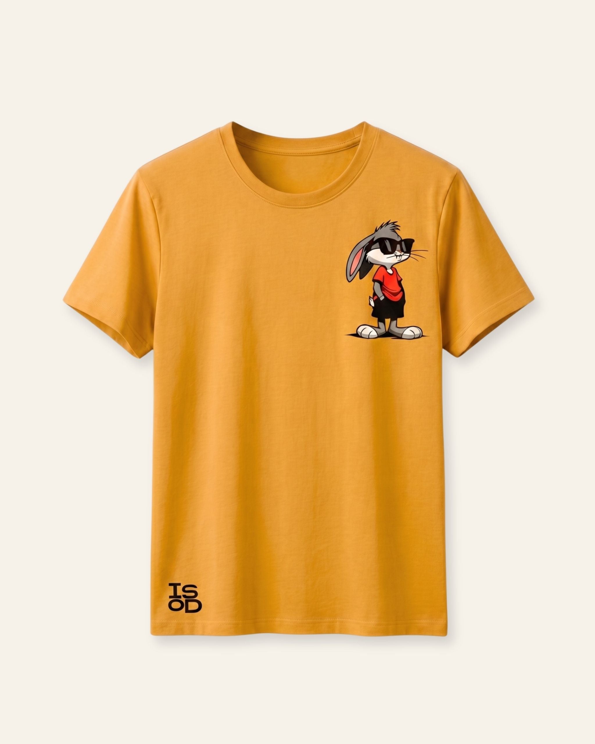 Boys Little Mouse Tee — Mustard