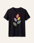 Girls Autumn Leaves Tee — Black