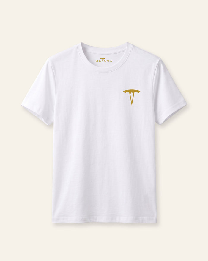 White Girls Basic Tee