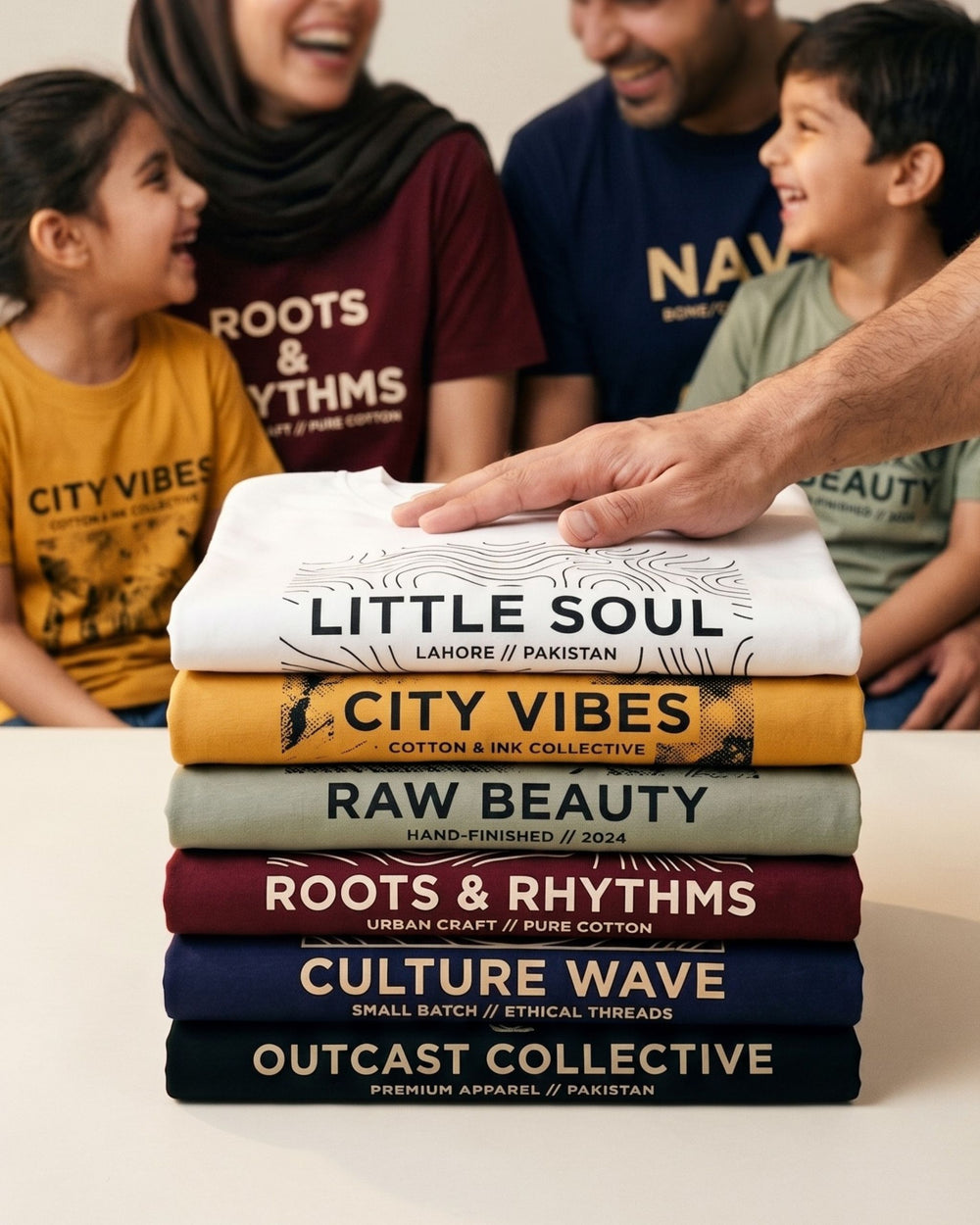 OUTCAST premium printed tees, quality checked before dispatch